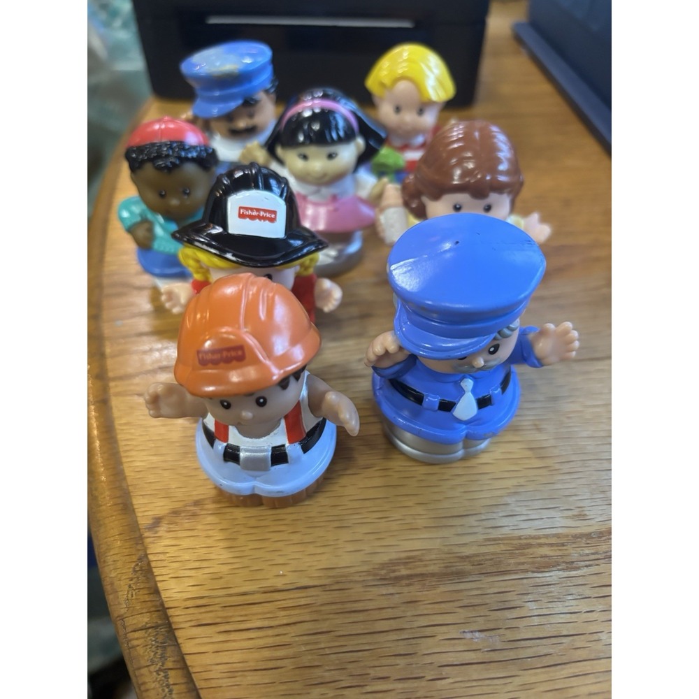 Vintage 2000 Fisher Price Little‎ People Various Jobs And Characters Lot Of 8 - Picture 3 of 9